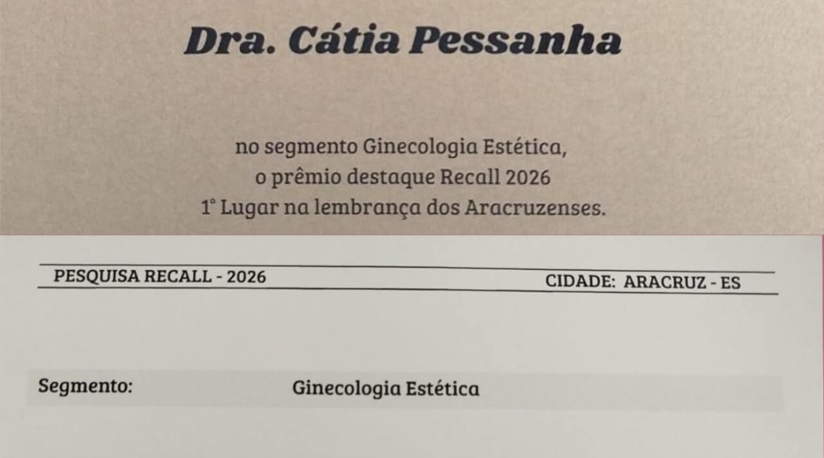 Prêmio Recall - Dra Catia Pessanha